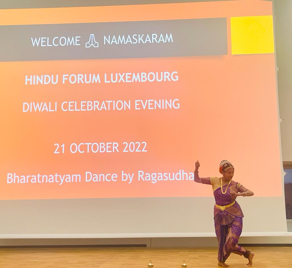 Classical dance at Luxembourg Diwali