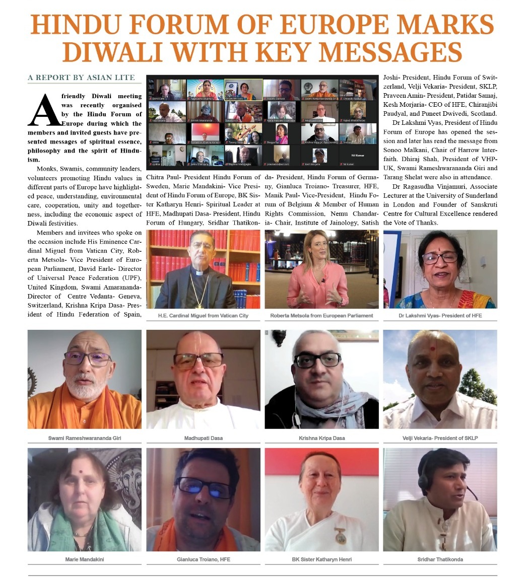 Online Diwali meeting, 2021